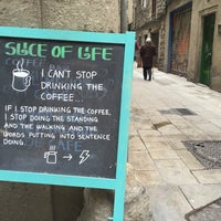 1/21/2015 tarihinde Steven B.ziyaretçi tarafından Slice of Life Coffee Bar'de çekilen fotoğraf