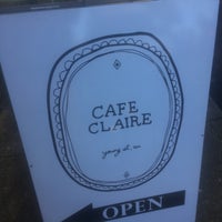 Photo taken at Cafe Claire by Nicholas B. on 5/14/2019