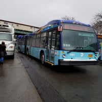 Photo taken at MTA New York City Bus/Bus Company/Bee Line Bus Stop - Bx5/Bx12/Bx12+SBS+/Bx23/Bx29/Q50LTD/Route 45 @ Westchester Avenue &amp;amp; Amendola Plaza/Wilkinson Avenue/Bruckner Blvd by Tyler J. on 3/1/2019