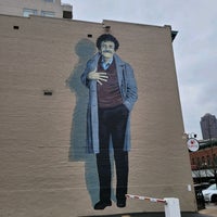 Photo taken at Kurt Vonnegut Mural by Lora K. on 4/11/2022