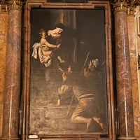 Photo taken at Basilica di Sant&amp;#39;Agostino by Fabiano M. on 1/21/2023