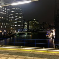 Photo taken at West India Quay DLR Station by Fabiano M. on 12/16/2017
