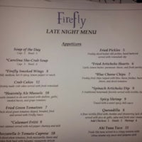 12/1/2013에 Kevin A. S.님이 Firefly Kitchen &amp;amp; Bar에서 찍은 사진