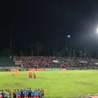 Photo taken at Royal Thai Army Stadium by หมุกรุบ on 9/18/2019