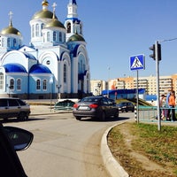 Photo taken at Храм Казанской иконы Божией матери by Светлана Я. on 4/19/2014