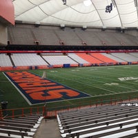 Photo taken at Carrier Dome by Sabrina K. on 5/16/2013