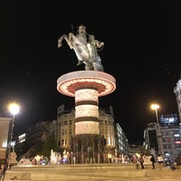 Photo taken at Macedonia Square by Kübra Nur on 8/21/2017