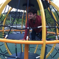 Photo taken at Historic Fourth Ward Park Playground by Levi P. on 4/9/2022