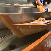 Photo taken at Sushi Boat by Landon H. on 8/6/2016