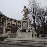 Photo taken at Mozartstatue by Kirill P. on 1/22/2018