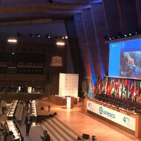 Photo taken at Grand Auditorium de l&amp;#39;UNESCO by Ziyad ♓. on 11/20/2019