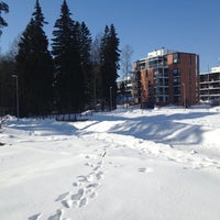 Photo taken at Viikinojanpuisto by Jari L. on 3/10/2013