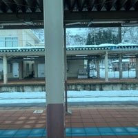 Photo taken at Koide Station by 村崎 マ. on 1/28/2024