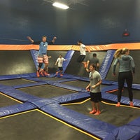 Photo taken at Sky Zone by Heather C. on 4/9/2016