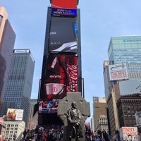 Photo taken at Red Stairs Times Square by Takeshi A. on 4/28/2013