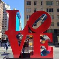Photo taken at LOVE Sculpture by Robert Indiana by Takeshi A. on 5/4/2013