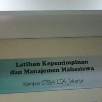 Photo taken at STBA LIA Jakarta by Alfina N. on 5/3/2013