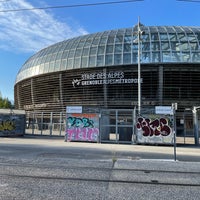 Photo taken at Stade des Alpes by Jack K. on 8/31/2023