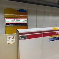 Photo taken at Oedo Line Nakano-sakaue Station (E30) by 凛 m. on 5/24/2023