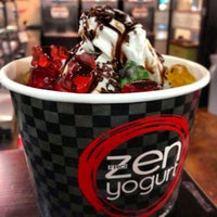 Photo taken at Zen Yogurt &amp;amp; Smoothies by Zen Yogurt on 1/28/2013