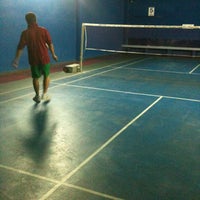 Photo taken at Baring 9 Badminton Court by Wimonrat E. on 5/6/2014
