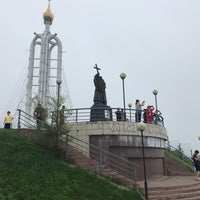 Photo taken at Памятник Кириллу и Мефодию by Андрей Г. on 8/4/2019