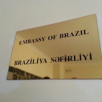 Photo taken at Embassy of Brazil / Braziliya səfirliyi by Kanat M. on 5/13/2014