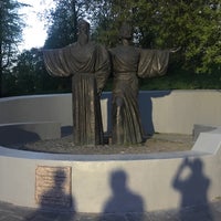 Photo taken at Памятник Афанасию и Феодосию by Tanya V. on 5/16/2019