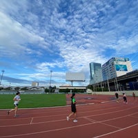 Photo taken at Hua Mak Sports Complex by FOST H. on 9/11/2021