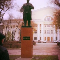 Photo taken at Памятник В.И. Ленину by okstoks on 10/26/2013