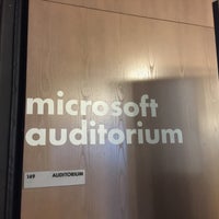 Photo taken at Microsoft Auditorium by PoP O. on 9/15/2016