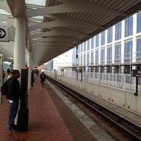 Photo taken at NoMa-Gallaudet U Metro Station by Kevin K. on 4/24/2013