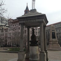 Photo taken at Temperance Fountain by Kevin K. on 12/28/2012