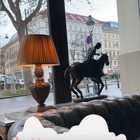 Photo taken at Grand Hotel Wien by Saud.Gh ♌. on 12/20/2023