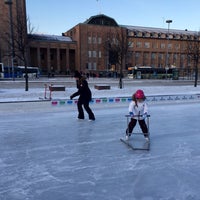 Photo taken at Jääpuisto by Timo A. on 1/4/2016