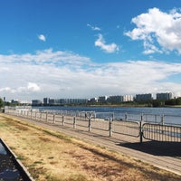 Photo taken at Причал «Марьино» by A. on 8/29/2015