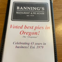 Das Foto wurde bei Banning&amp;#39;s Restaurant &amp;amp; Pie House von Paula S. am 10/22/2022 aufgenommen