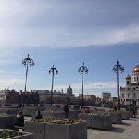 Photo taken at Patriarshiy Bridge by Anna L. on 5/1/2013