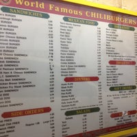 Photo taken at Tom&amp;#39;s #1 World Famous Chili Burgers by Michael M. on 4/27/2013