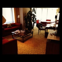 Photo taken at Marriott W India Quay Executive Lounge by Ben W. on 9/18/2012
