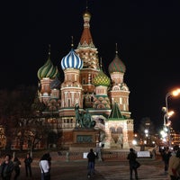 Photo taken at St. Basil&amp;#39;s Cathedral by Дмитрий Е. on 4/20/2013