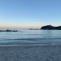 Photo taken at Spiaggia di Porto Giunco by Ana P. on 9/13/2022