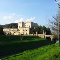 Photo taken at Castello del Catajo by Manuele M. on 4/13/2013
