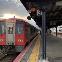 Photo taken at Etchū-Yatsuo Station by Negishi K. on 2/17/2023