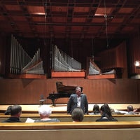 Photo taken at Paul Recital Hall at Juilliard by Bethany C. on 4/3/2017