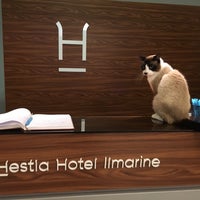 Photo taken at Hestia Hotel Ilmarine by Bethany C. on 12/9/2017