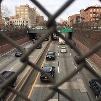 Photo taken at Footbridge over The BQE by Bethany C. on 1/27/2018