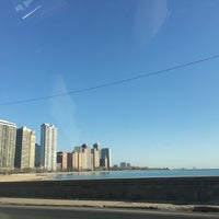 Photo taken at Lakeshore Drive &amp;amp; Chicago Ave by Bethany C. on 5/5/2018
