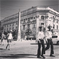 Photo taken at Стела в честь 150-летия Самарской губернии by Руслан К. on 6/30/2013