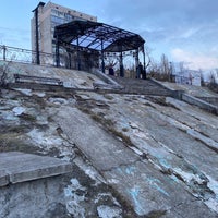 Photo taken at Русанівський парк by Ekaterina on 2/29/2020